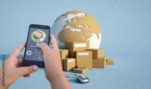 Package delivery control app