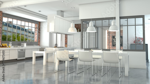 huge modern kitchen