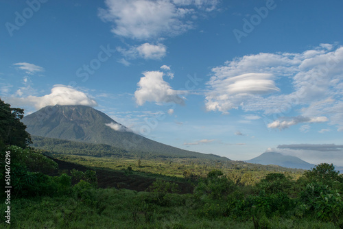 Mount Mikeno Rises Above Virunga National Park  photo