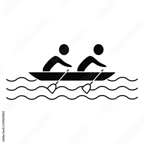 Wallpaper Mural Rowing sport. Summer sports icons, vector pictograms for web, print and other projects. Sports icons for international sports championships or events. Torontodigital.ca