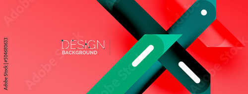 Background overlapping lines. Dynamic lines abstract wallpaper. Straight lines composition vector illustration for wallpaper banner background or landing page