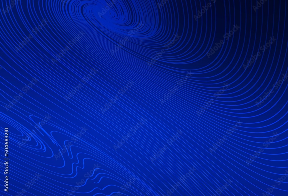 Dark BLUE vector texture with bent lines. Dark BLUE vector texture with bent lines.