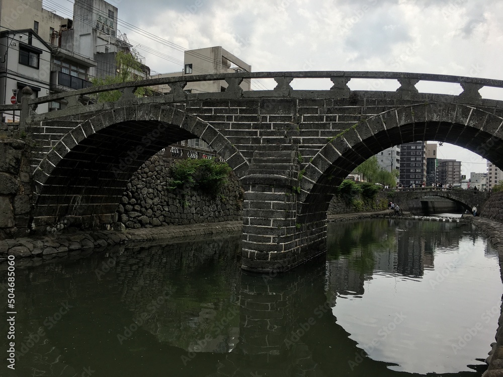 Fototapeta premium 眼鏡橋、長崎