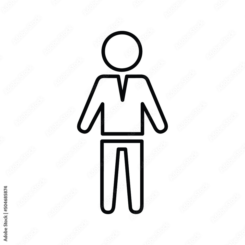 Boy, child, kid outline icon. Line vector design. Boy, child, kid outline icon. Line vector design.