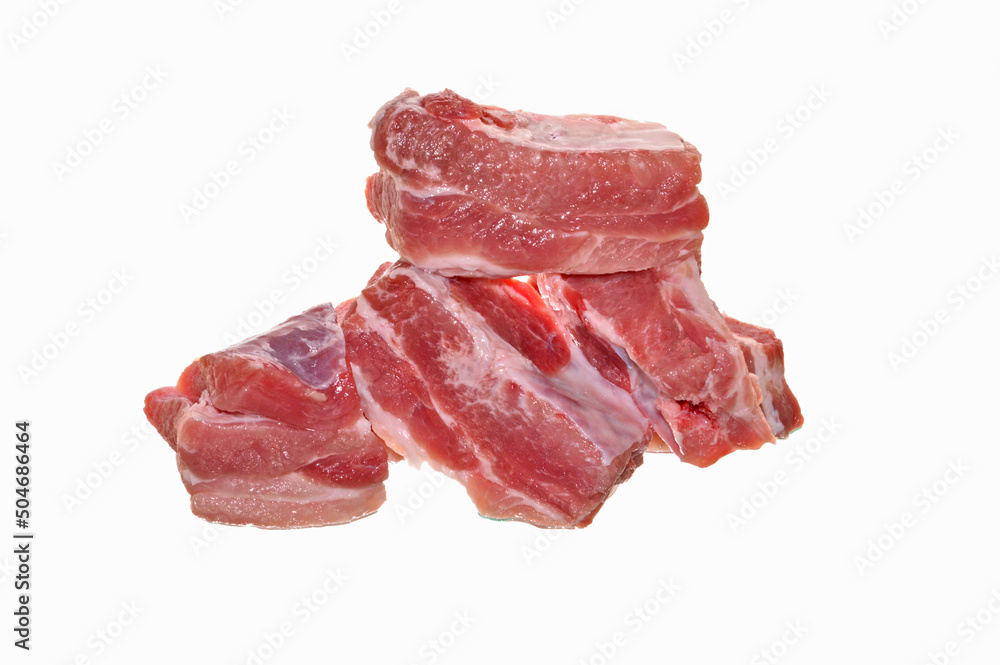 raw meat isolated on white background raw meat isolated on white background