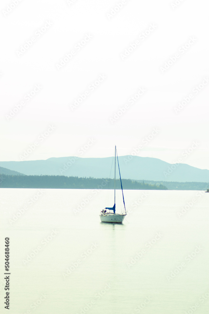 sailboat on the sea