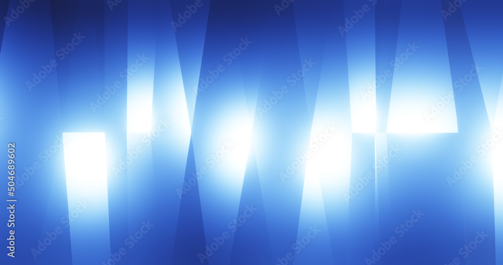 Render with blue simple geometric background with bright highlights Render with blue simple geometric background with bright highlights