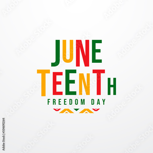 Juneteenth Freedom Day Background Event