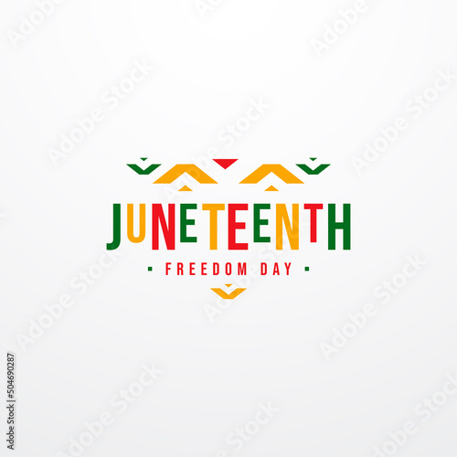 Juneteenth Freedom Day Background Event