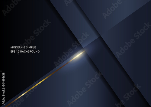 Luxurious abstract background with golden lines