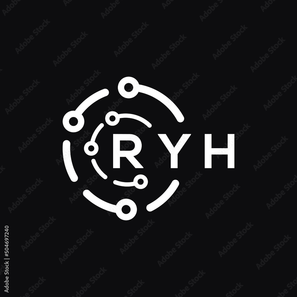 RYH technology letter logo design on black background. RYH creative initials technology letter logo concept. RYH technology letter design.
RYH technology letter logo design on black background. RYH creative initials technology letter logo concept. RYH technology letter design.