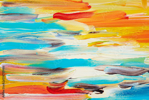 Colorful abstract painting background  creative artwork.