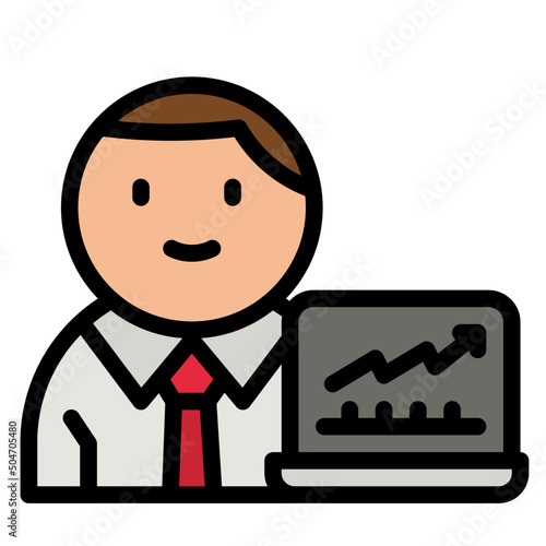 broker line icon