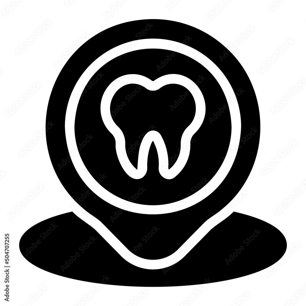 Dental care line icon Dental care line icon