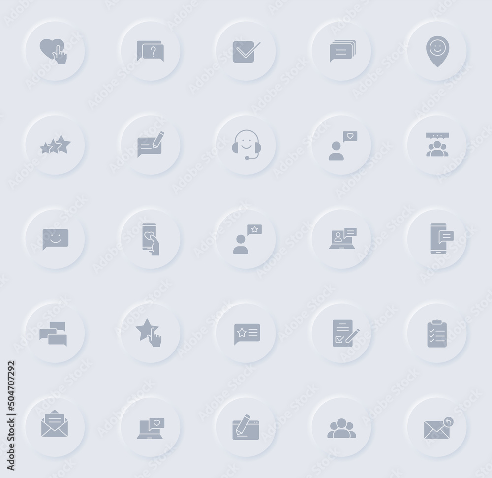 feedback gray glyph icons on round rubber buttons. feedback vector icons for web, mobile apps, ui design and promo business polygraphy feedback gray glyph icons on round rubber buttons. feedback vector icons for web, mobile apps, ui design and promo business polygraphy