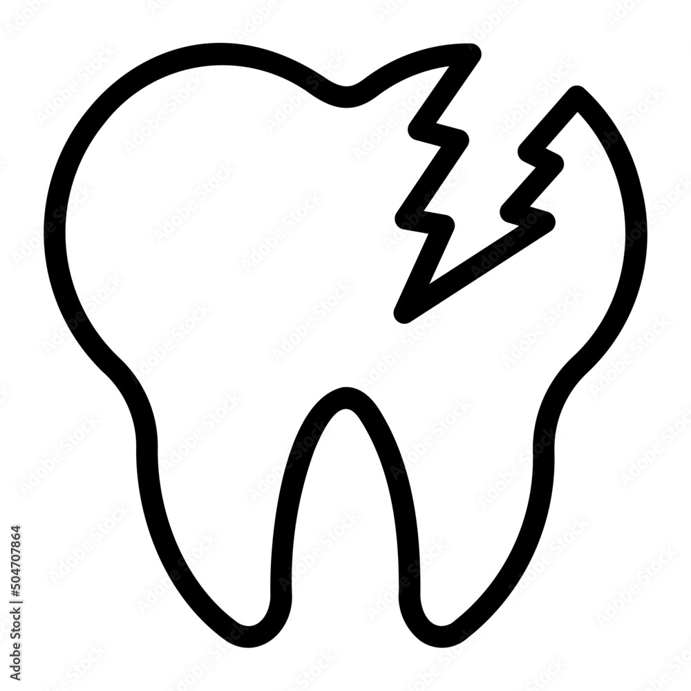 caries line icon caries line icon