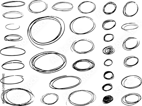 Planche pictos - Cercles
