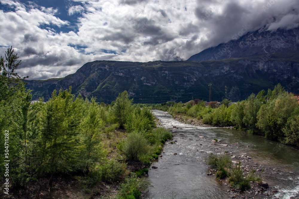 Fototapeta premium mountain river in the mountains