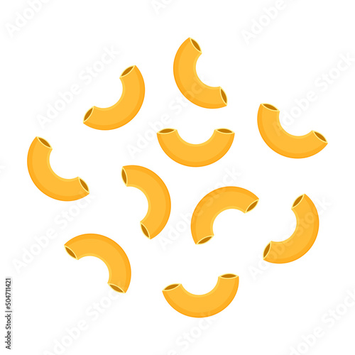 Macaroni pattern wallpaper. Macaroni noodle.