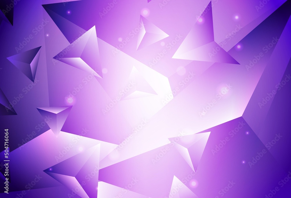 Light Purple, Pink vector shining triangular backdrop. Light Purple, Pink vector shining triangular backdrop.