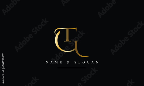 TG, GT, T, G abstract letters logo monogram