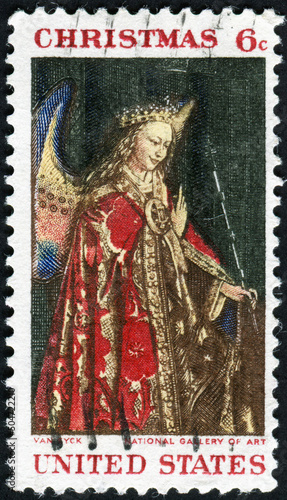 Foto USA - CIRCA 1968: Postage stamp printed in the United States of America shows pi