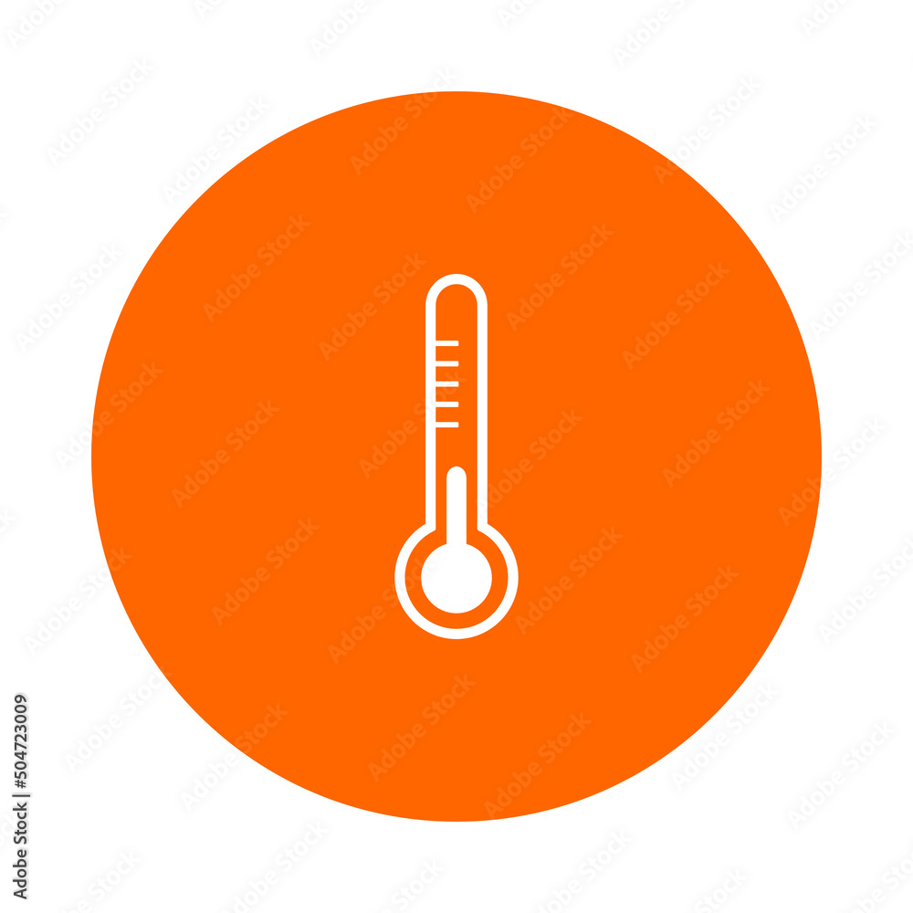 Thermometer und Kreis Thermometer und Kreis