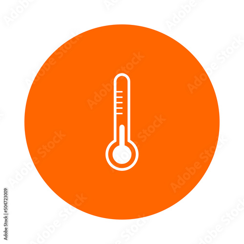 Thermometer und Kreis