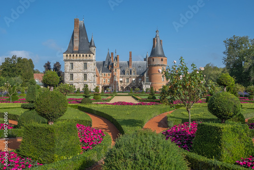 Jardins du château de Maintenon situé au bord de l'Eure, dans la commune française de Maintenon en Eure-et-Loir