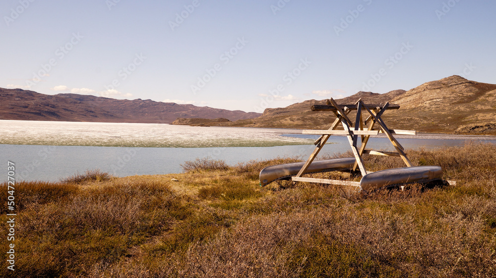 Long distance thru hiking on the Arctic Circle Trail between Kangerlussuaq and Sisimiut in Greenland. Long distance thru hiking on the Arctic Circle Trail between Kangerlussuaq and Sisimiut in Greenland.