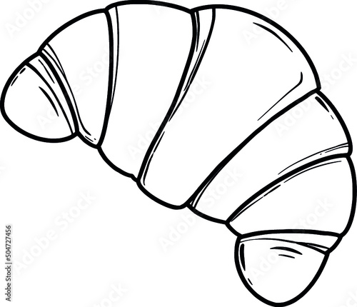 illustartion of croissant