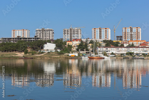 Construction of a residential complex Scythia on the shore of the Cossack Bay in the city of Sevastopol, Crimea