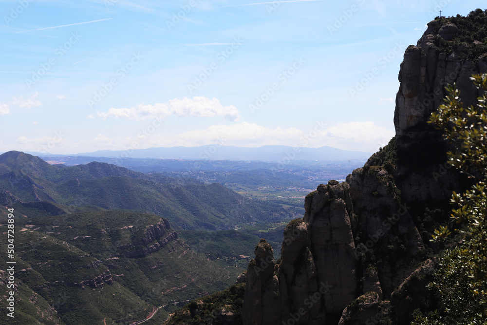 Montserrat is in Spain. famous mountains.