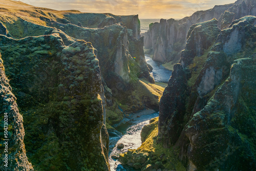 The Fjaðrárgljúfur Canyon in Iceland was in Game of Thrones