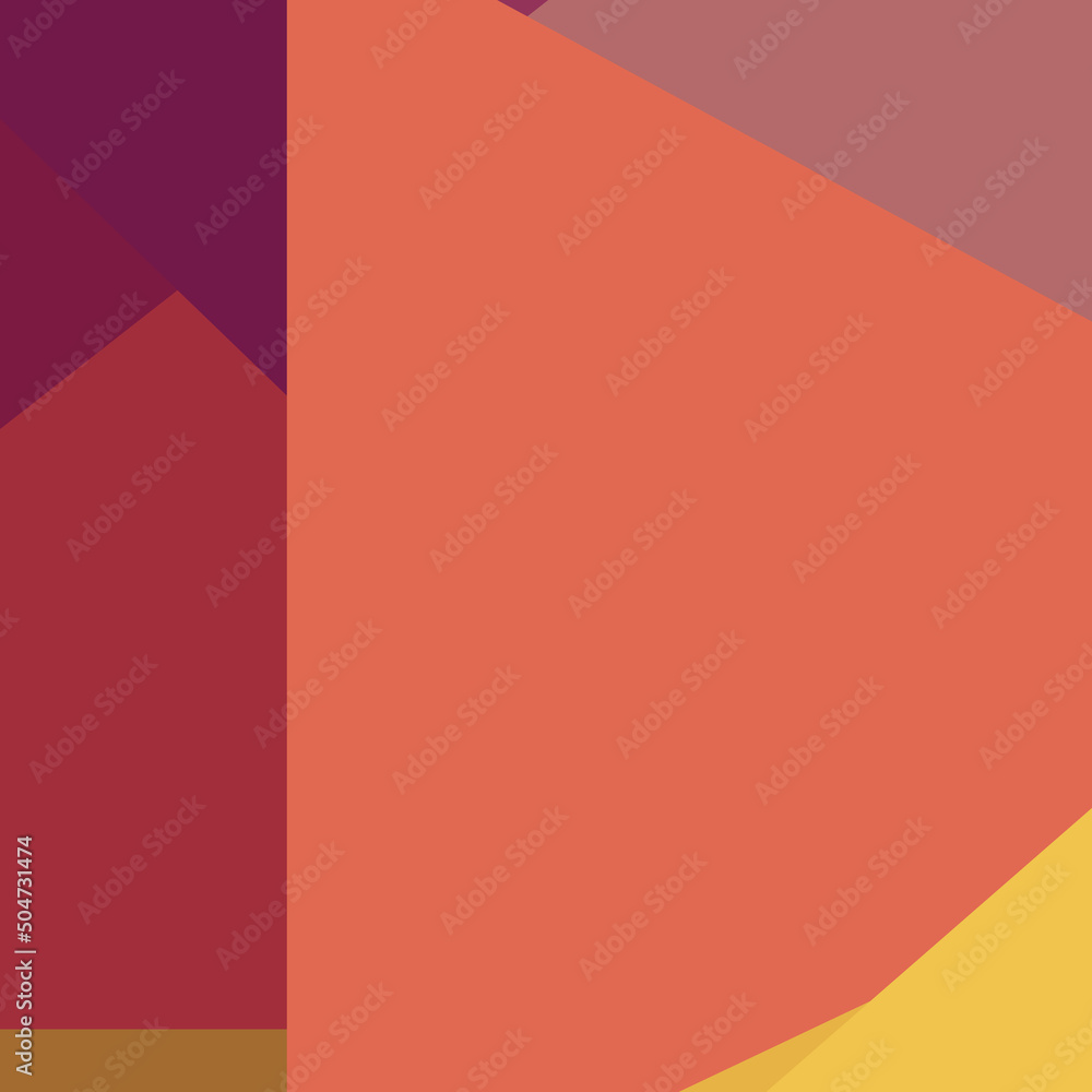 Obraz premium Abstract computational color Polygones background illustration