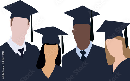 college graduates, university graduates receive a diploma