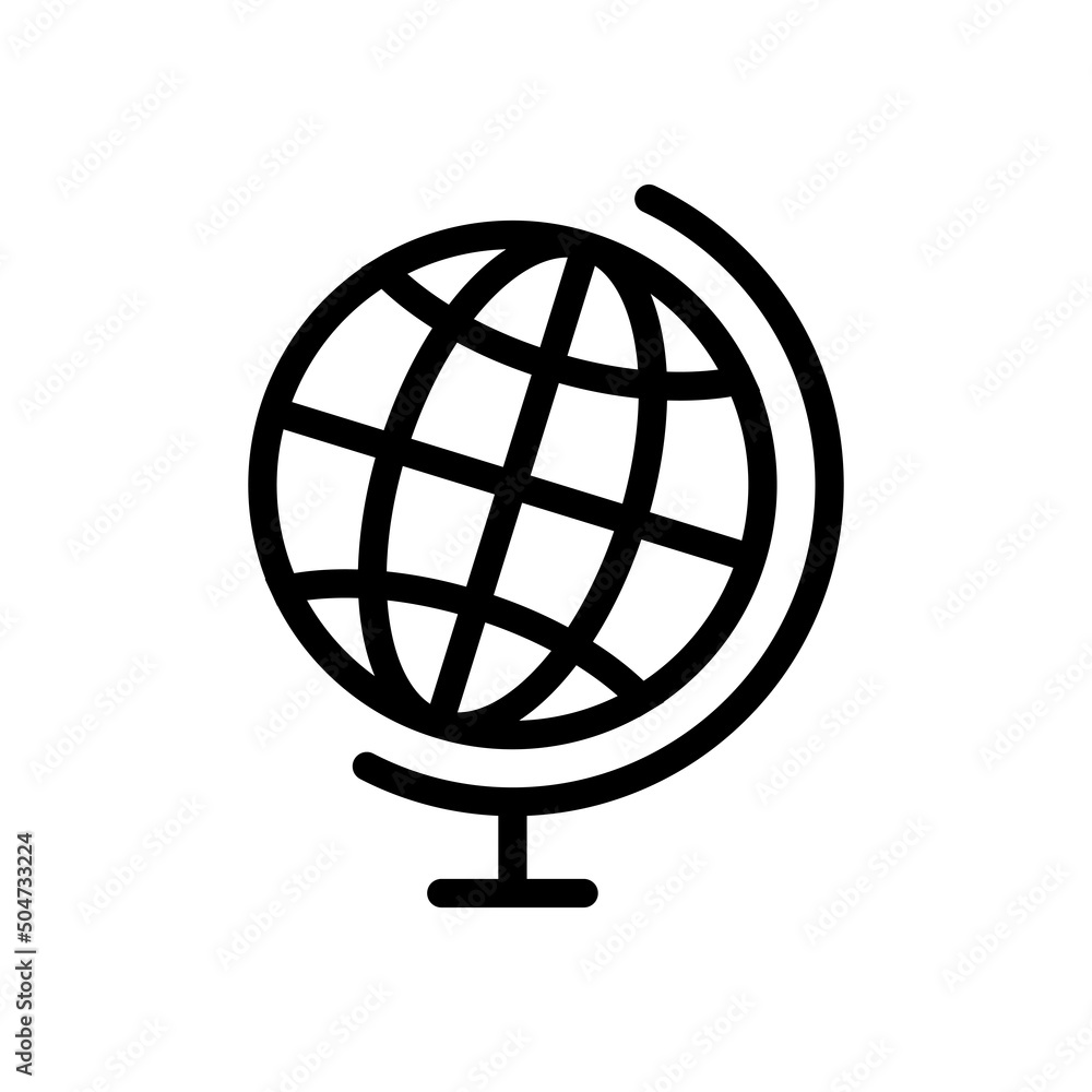 Globe earth icon Globe earth icon