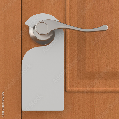 handle with label and woode...