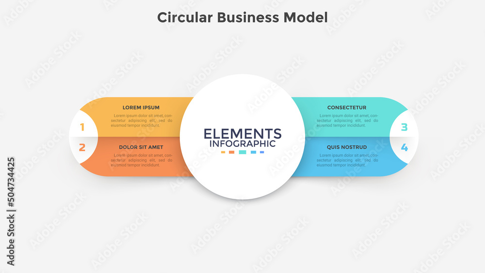 Modern Infographic Vector Template Modern Infographic Vector Template