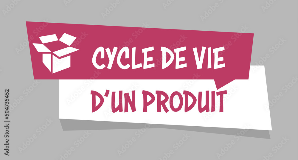 Logo cycle de vie d'un produit. Stock Vector | Adobe Stock