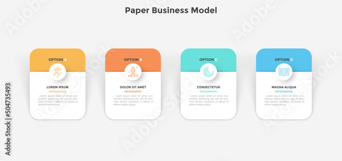 Modern Infographic Vector Template