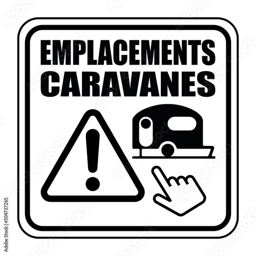 Logo emplacements caravanes.