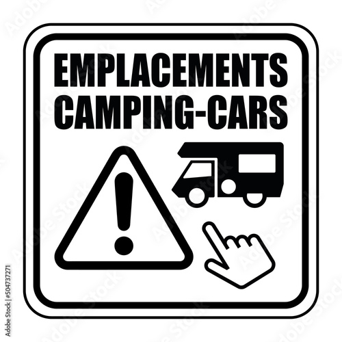 Logo emplacements camping-cars.