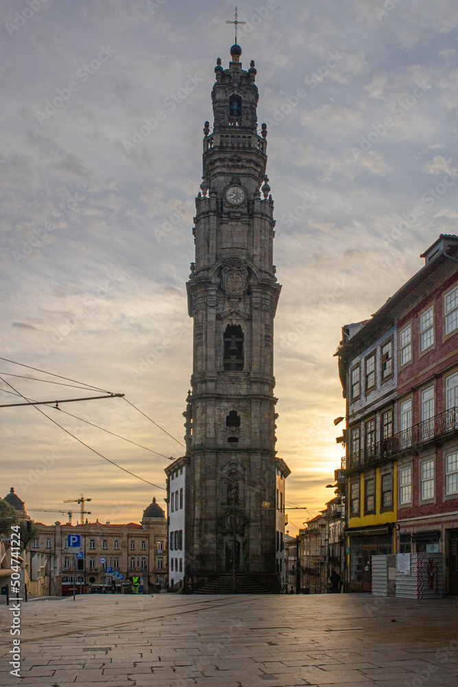 Tour des clercs à Porto (Portugal) - Torre dos Clérigos