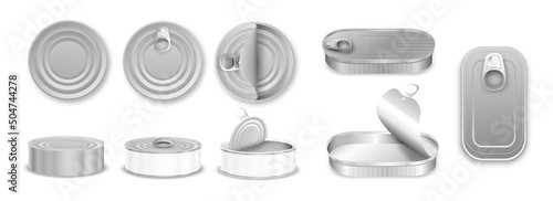 Aluminium Tin Can Set