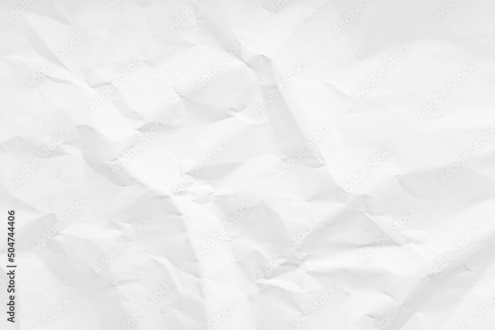 White paper wrinkled texture abstract background. White paper wrinkled texture abstract background.