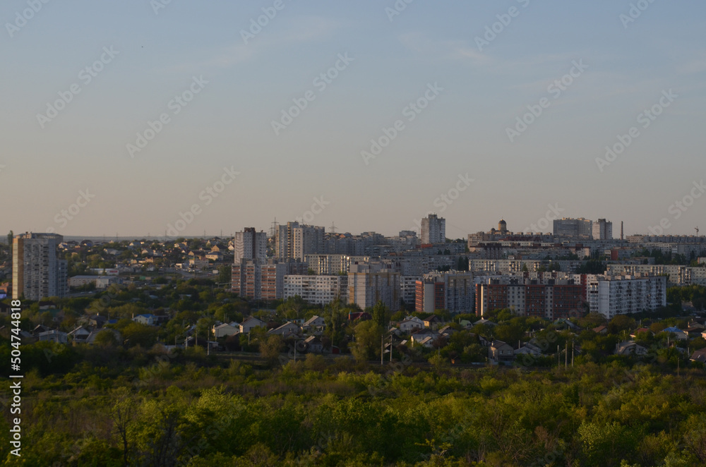Fototapeta premium Volgograd. Evening landscape