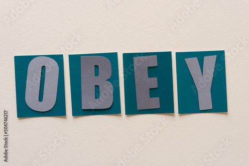 obey sign