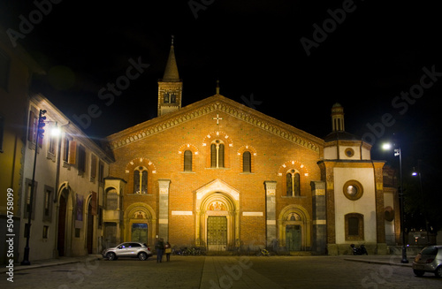 Parish Sant'Eustorgio at Piazza Sant'Eustorgio in Milan