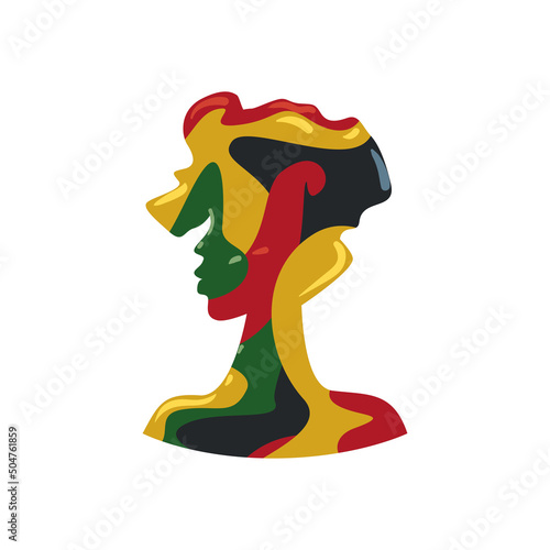 african woman silhouette